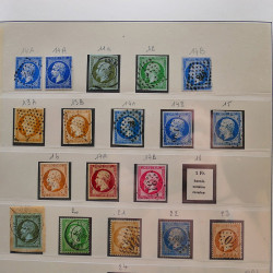 Collection timbres de France 1849-1940 neufs et oblitérés en album Lindner