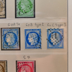 Collection timbres de France 1849-1940 neufs et oblitérés en album Lindner