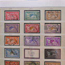 Collection timbres de France 1849-1940 neufs et oblitérés en album Lindner