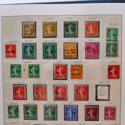 Collection timbres de France 1849-1940 neufs et oblitérés en album Lindner