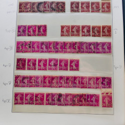 Collection timbres de France 1849-1940 neufs et oblitérés en album Lindner