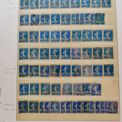 Collection timbres de France 1849-1940 neufs et oblitérés en album Lindner
