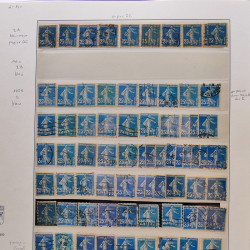 Collection timbres de France 1849-1940 neufs et oblitérés en album Lindner