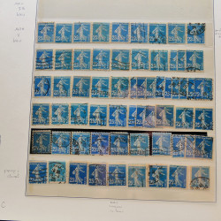 Collection timbres de France 1849-1940 neufs et oblitérés en album Lindner