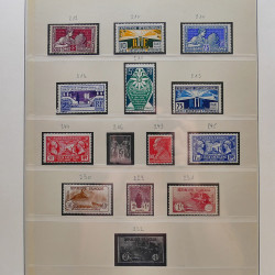 Collection timbres de France 1849-1940 neufs et oblitérés en album Lindner
