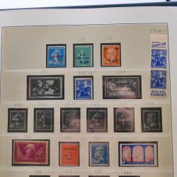 Collection timbres de France 1849-1940 neufs et oblitérés en album Lindner