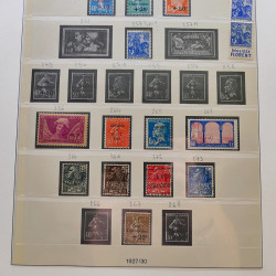 Collection timbres de France 1849-1940 neufs et oblitérés en album Lindner