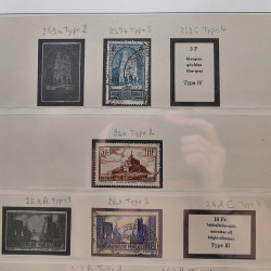 Collection timbres de France 1849-1940 neufs et oblitérés en album Lindner