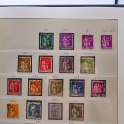 Collection timbres de France 1849-1940 neufs et oblitérés en album Lindner