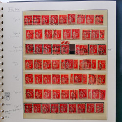 Collection timbres de France 1849-1940 neufs et oblitérés en album Lindner
