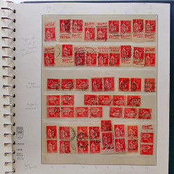 Collection timbres de France 1849-1940 neufs et oblitérés en album Lindner