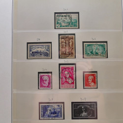 Collection timbres de France 1849-1940 neufs et oblitérés en album Lindner