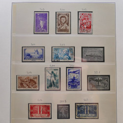 Collection timbres de France 1849-1940 neufs et oblitérés en album Lindner