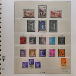 Collection timbres de France 1849-1940 neufs et oblitérés en album Lindner