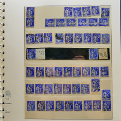 Collection timbres de France 1849-1940 neufs et oblitérés en album Lindner