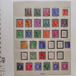 Collection timbres de France 1849-1940 neufs et oblitérés en album Lindner
