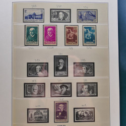 Collection timbres de France 1849-1940 neufs et oblitérés en album Lindner