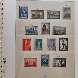 Collection timbres de France 1849-1940 neufs et oblitérés en album Lindner