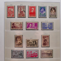 Collection timbres de France 1849-1940 neufs et oblitérés en album Lindner
