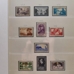 Collection timbres de France 1849-1940 neufs et oblitérés en album Lindner