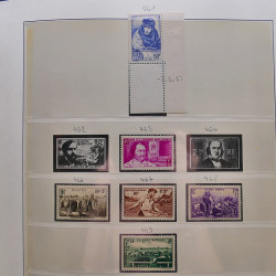 Collection timbres de France 1849-1940 neufs et oblitérés en album Lindner