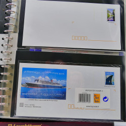 Collection entiers postaux de France 2004-2005 en album Lindner.
