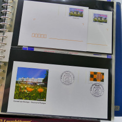 Collection entiers postaux de France 2004-2005 en album Lindner.