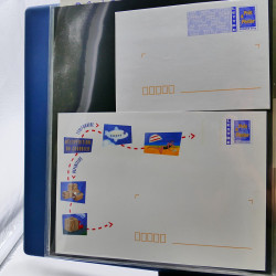 Collection entiers postaux de France 2004-2005 en album Lindner.