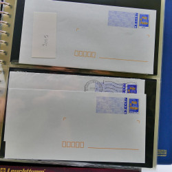 Collection entiers postaux de France 2004-2005 en album Lindner.