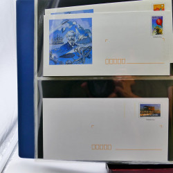 Collection entiers postaux de France 2004-2005 en album Lindner.