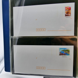 Collection entiers postaux de France 2004-2005 en album Lindner.