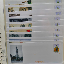 Collection entiers postaux de France 2004-2005 en album Lindner.