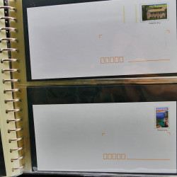 Collection entiers postaux de France 2004-2005 en album Lindner.