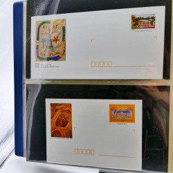 Collection entiers postaux de France 2004-2005 en album Lindner.