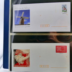 Collection entiers postaux de France 2004-2005 en album Lindner.