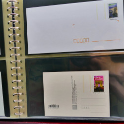 Collection entiers postaux de France 2004-2005 en album Lindner.