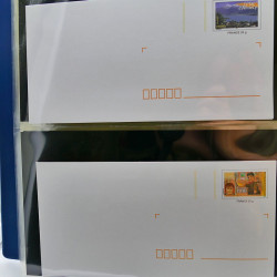 Collection entiers postaux de France 2004-2005 en album Lindner.
