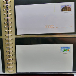 Collection entiers postaux de France 2004-2005 en album Lindner.