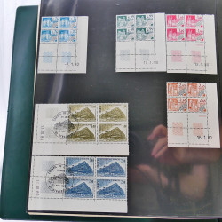 Collection timbres de France 1974-1982 neufs** et oblitérés complet en album Lindner.