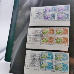 Collection timbres de France 1974-1982 neufs** et oblitérés complet en album Lindner.