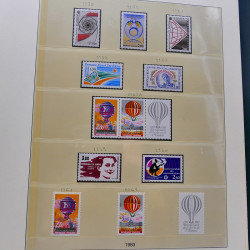 Collection timbres de France 1983-1988 neufs** complet en album Lindner.