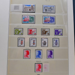 Collection timbres de France 1983-1988 neufs** complet en album Lindner.
