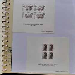 Collection timbres de France 1983-1988 neufs** complet en album Lindner.
