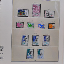 Collection timbres de France 1983-1988 neufs** complet en album Lindner.