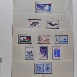 Collection timbres de France 1983-1988 neufs** complet en album Lindner.