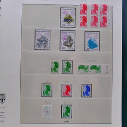 Collection timbres de France 1983-1988 neufs** complet en album Lindner.