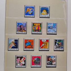 Collection timbres de France 1983-1988 neufs** complet en album Lindner.