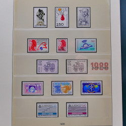 Collection timbres de France 1983-1988 neufs** complet en album Lindner.