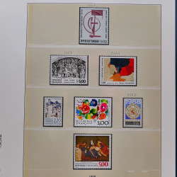 Collection timbres de France 1983-1988 neufs** complet en album Lindner.