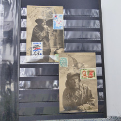 Collection timbres et divers thématique Lutte contre le tabagisme.